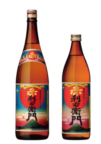 指宿酒造 芋焼酎 赤利右衛門 25度 1.8L × 1本 瓶 利右衛門 芋焼酎 - 最