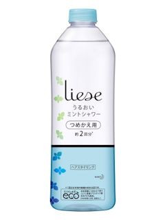 Kao リーゼ うるおいミントシャワー つめかえ用 340ml×3個 Liese レディースヘアスタイリングの商品画像