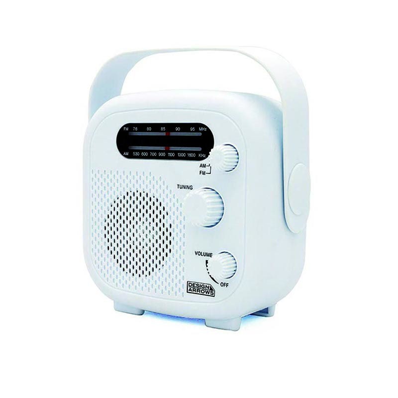 YAZAWA（家電） シャワーラジオ SHR02WH ホワイト ラジオの商品画像