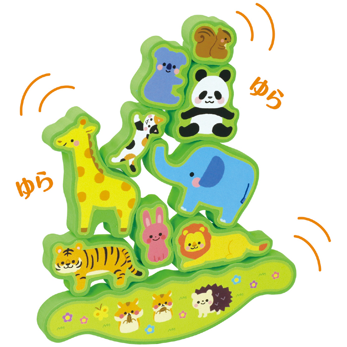 ゆらゆら どうぶつタワー アニマル 動物 玩具 おもちゃ 積む 揺れる バランス 遊び 学ぶ 子供 アーテック 6854 やるきゃんヤフー店 通販 Yahoo ショッピング