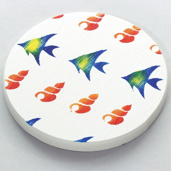 珪藻土コースター F100mm 無地 コップ敷き コップ受け グラスマット オリジナル アレンジ キッチン 雑貨 子供 アーテック 補聴器専門店 快聴生活 通販 Yahoo ショッピング