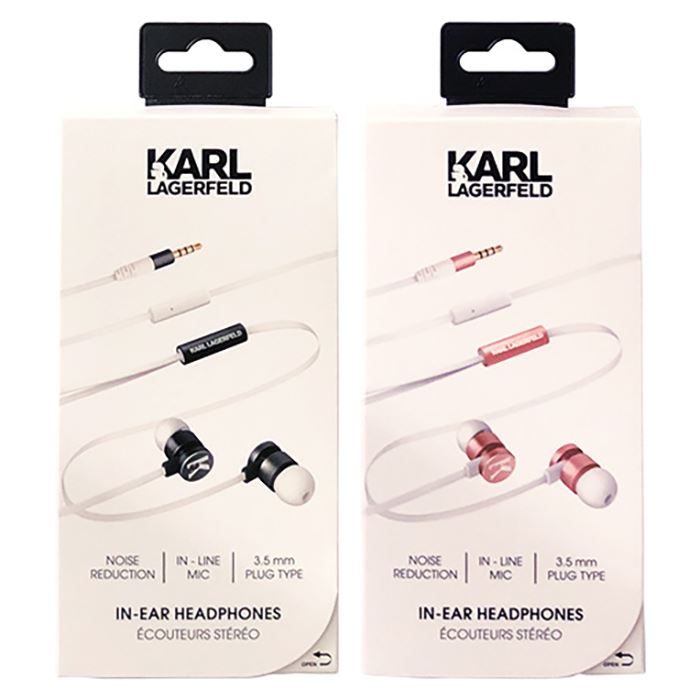 カール ラガーフェルド 公式 イヤホン カナル型 ヘッドホン マイク付きリモコン エアージェイ Klepwi v やるきゃんヤフー店 通販 Yahoo ショッピング