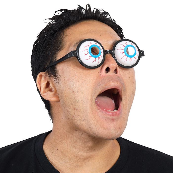 宴会の達人 充血メガネ 目玉 めがね パーティーグッズ ジョークグッズ 宴会 仮装 変装 コスプレ おもしろ 宴会芸 クリアストーン やるきゃんヤフー店 通販 Yahoo ショッピング