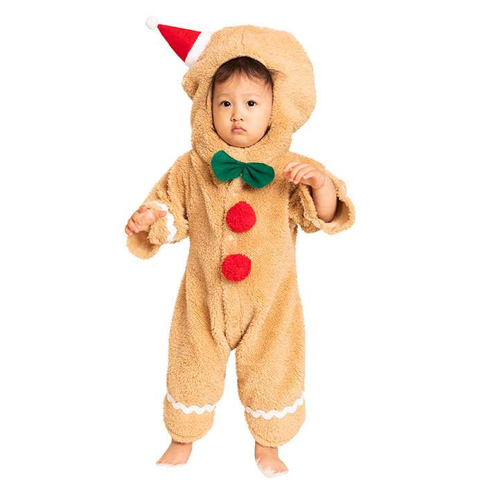 あすつく ｘｍ マシュマロジンジャーマン ふわふわ もこもこ クリスマス Xmas Christmas ベビー 衣装 コスチューム コスプレ ベビーサイズ 補聴器専門店 快聴生活 通販 Yahoo ショッピング