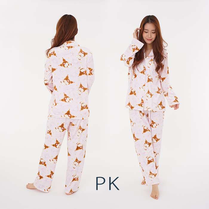 パジャマ チャーミングクロミ シャツパジャマ 上下セット クロミ サンリオ キャラクターパジャマ 寝巻 シャツパジャマ 部屋着 ルームウエア v やるきゃんヤフー店 通販 Yahoo ショッピング