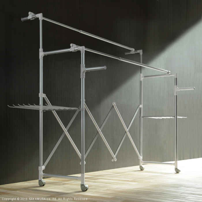 人気絶頂 北海道 沖縄 離島配送 物干しスタンド 折りたたみ 室内用 屋内用 ワイド幅1 210cm 10年保証 ナカムラ F 受賞店舗 Www Simon Page Com