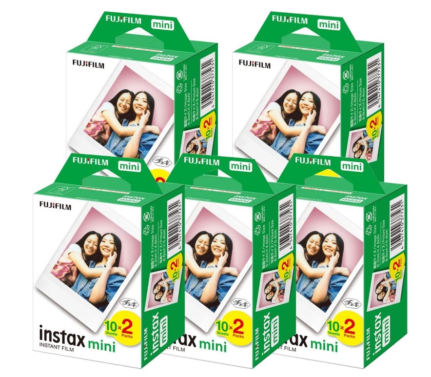  Cheki плёнка INSTAX MINI 20 листов ввод 5 шт. комплект INSTAX MINI WW 2 FUJIFILM Fuji плёнка камера мгновенной печати .. выгода 100 листов 