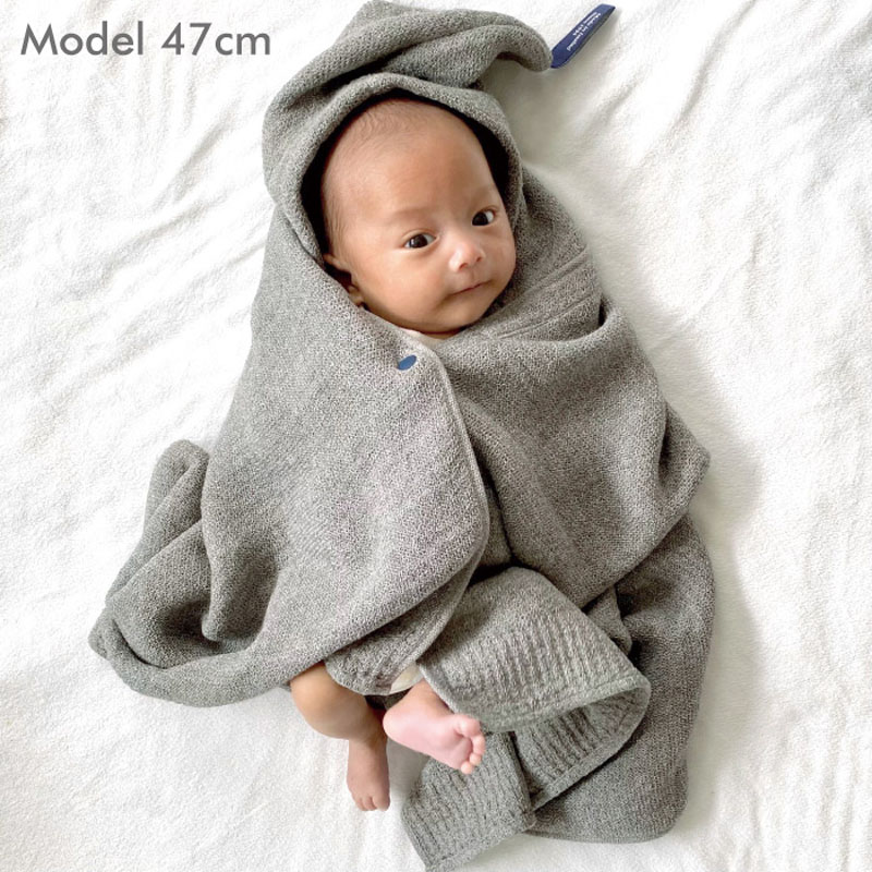  с капюшоном банное полотенце сейчас . производство baby подарок темно синий Tec s вафля . вода скорость . празднование рождения (la-na с капюшоном банное полотенце )
