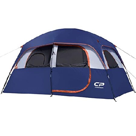 CAMPROS CAMPROS キャンピングテント 6人用（ブルー） ドーム型テントの商品画像