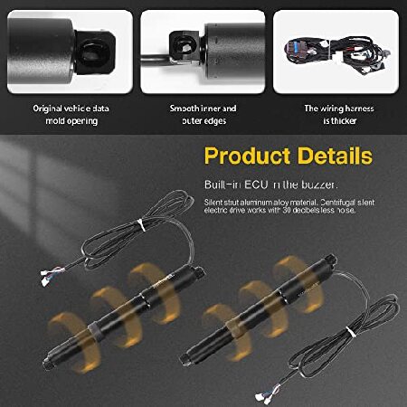 Hansshow Power Frunk Kit for Tesla Model Y 2020 2021 2022 2023 Kit Front Cover Electric Auto Off Switch Remote Control Waterproof Anti-Entrainment wit