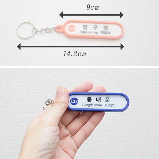 [ Korea miscellaneous goods ] soul ground under iron key ring (202. main . entrance )2 number line 