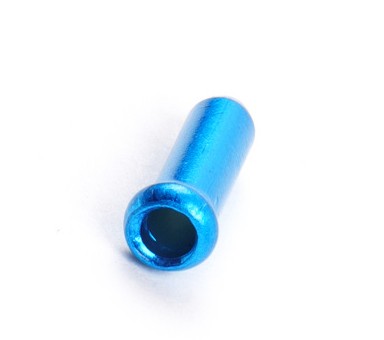 kosi is la wire end cap brake line cap inner end cap blue color size outer diameter 3.2mm inside diameter 2.3mm total length 12mm 10 piece entering Taiwan made KOSHIHARA L309