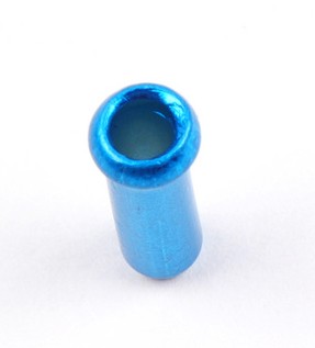 kosi is la wire end cap brake line cap inner end cap blue color size outer diameter 3.2mm inside diameter 2.3mm total length 12mm 10 piece entering Taiwan made KOSHIHARA L309
