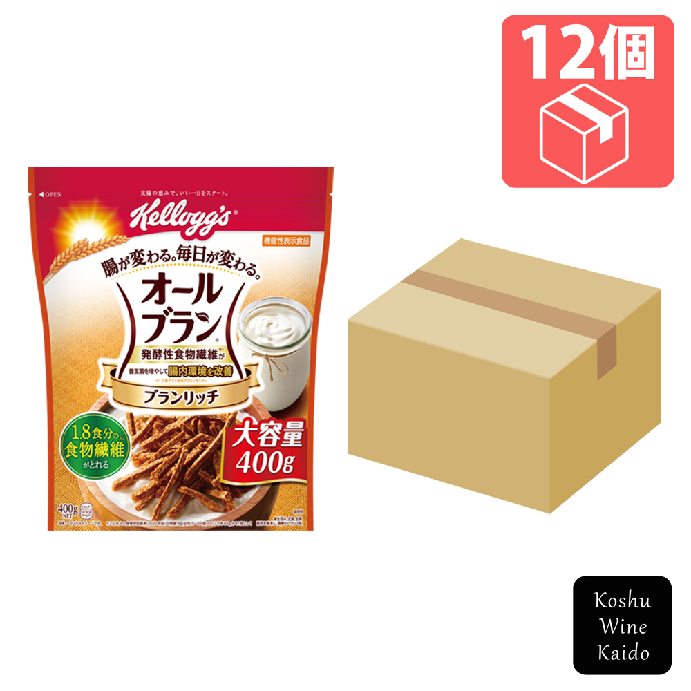 ケロッグ オールブラン ブランリッチ 400g×12袋の商品画像