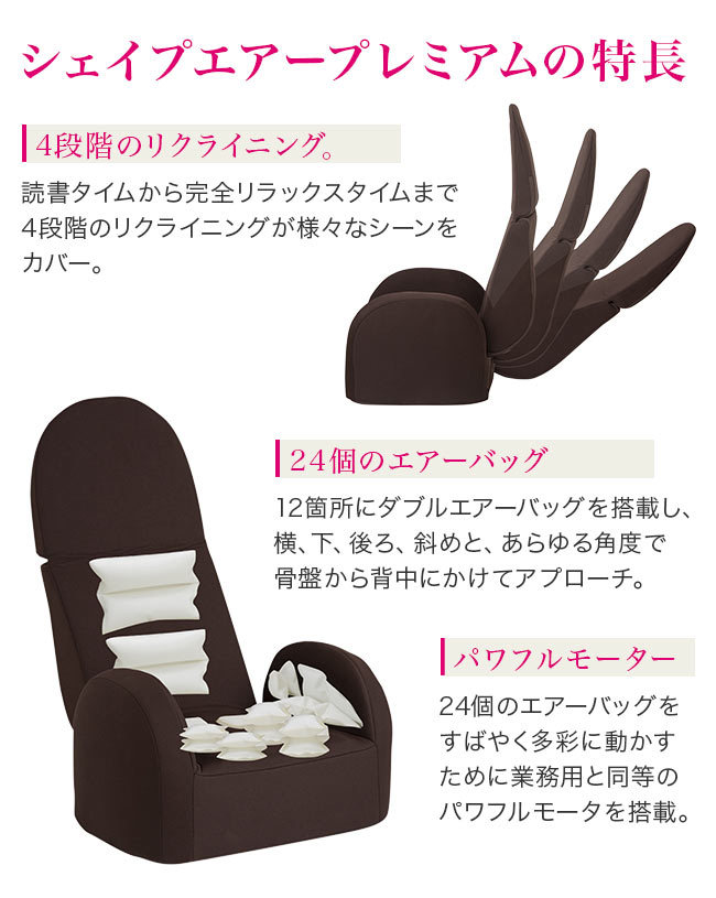  massage chair pelvis "zaisu" seat lumbago measures massage machine vessel stretch air bag pelvis correction tere Work gift . shop beautiful integer body pelvis Shape air premium CY-1154