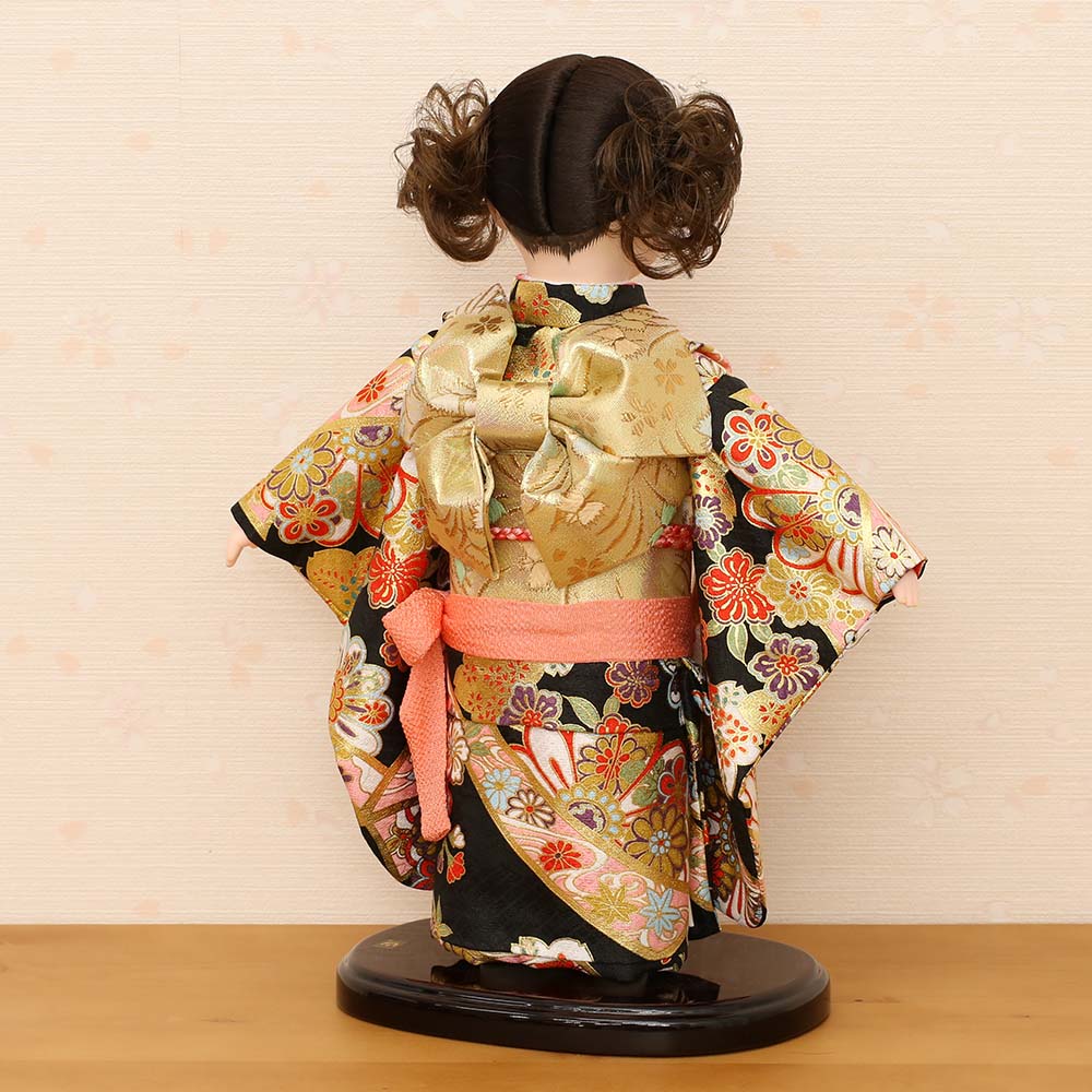  ichimatsu doll . wistaria .. work 9 number 9c-09d-ais doll hinaningyo hinaningyou the first .. celebration 