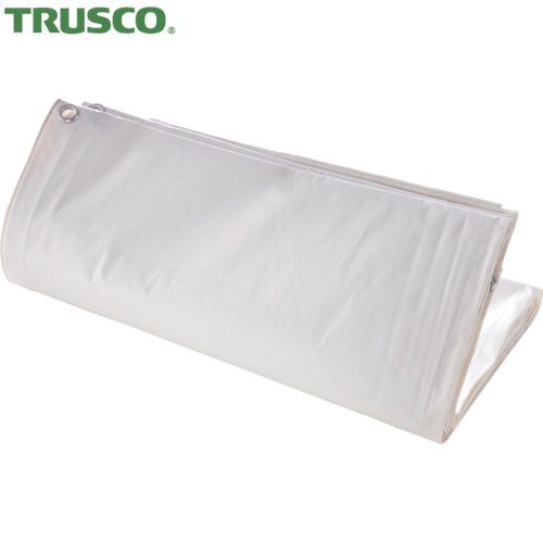 TRUSCO( Trusco ) economy white fire prevention seat width 1.8x length 1.8m ( eyes attaching 280g) (1 sheets ) TBS280-1818