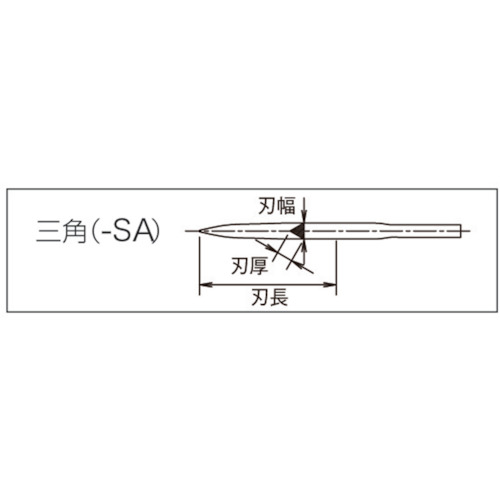 tsubo sun super so- file triangle ( 1 pcs ) product number :SA10502