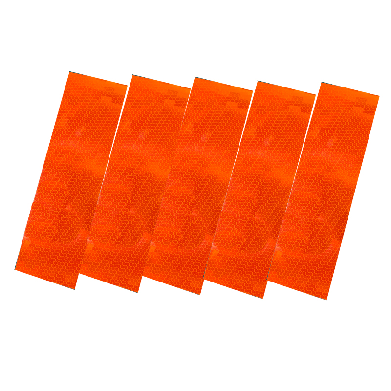  reflection seal outlet 5 pieces set orange high luminance reflection bicycle bike wheel safety crime prevention goods bargain goods 