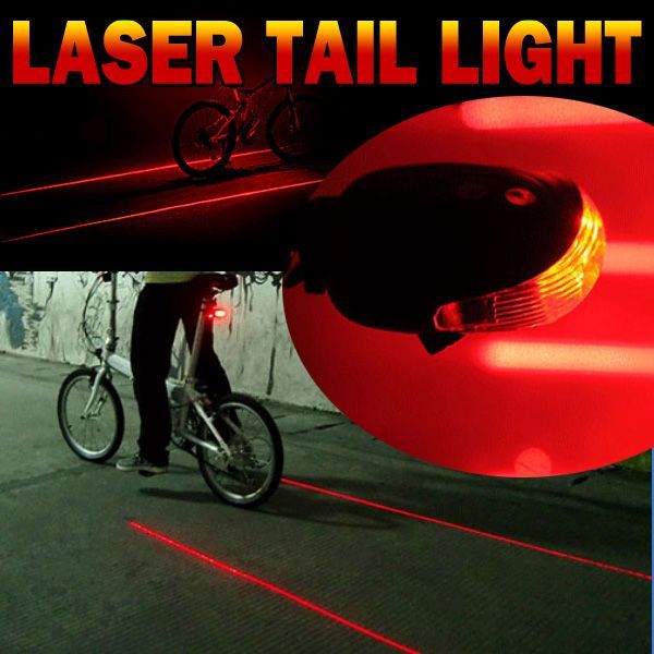  bicycle LED tail light Laser beam tail lamp 7 kind lighting putter red nighttime . safety bicycle light bright bicycle LED light 