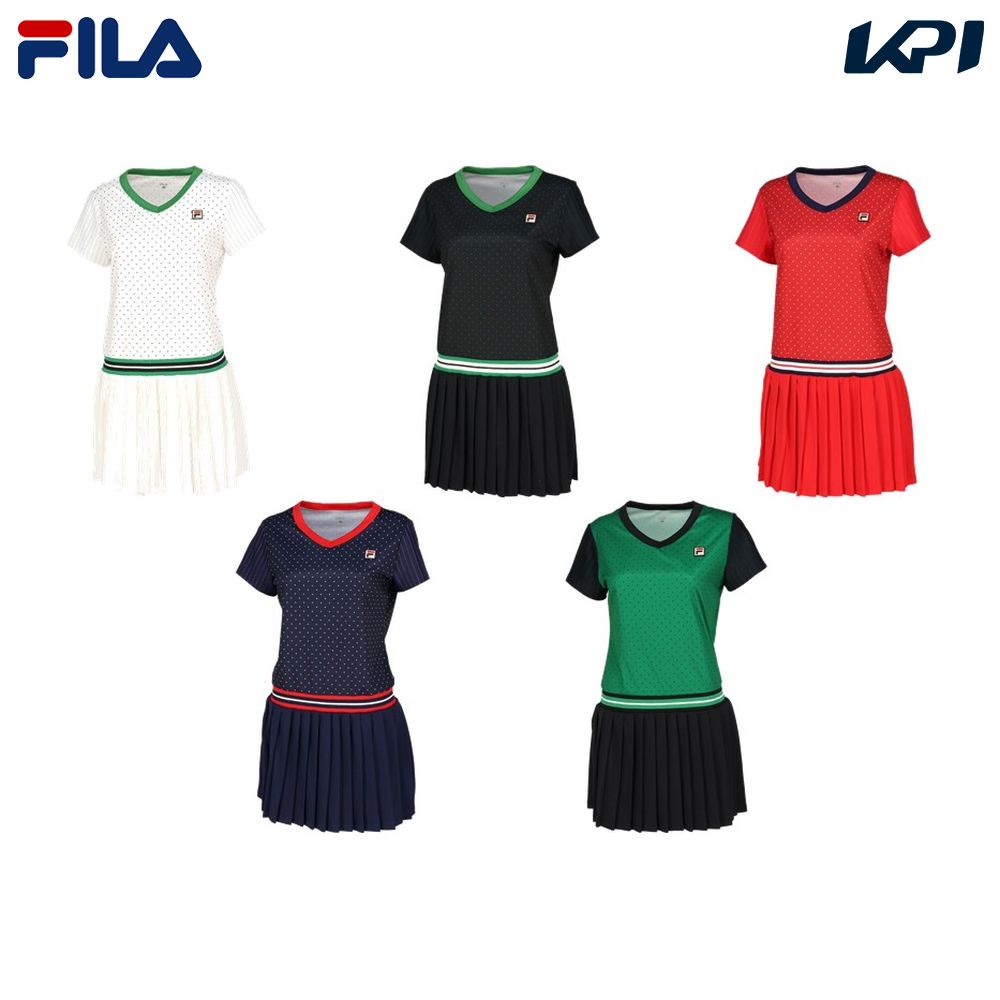  filler FILA tennis wear lady's One-piece VL2717 2023FW