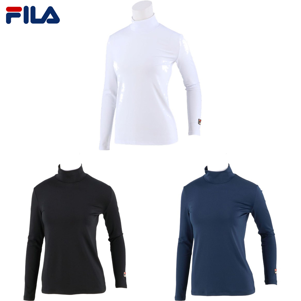  filler FILA tennis wear lady's wi men's high‐necked long sleeve shirt VL8025 2022SS