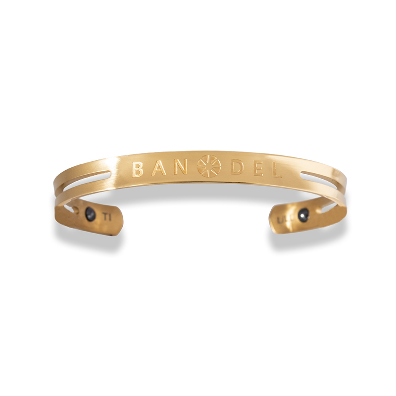 BANDEL チタンバングル S-Mサイズ（シルバー） レディースバングル