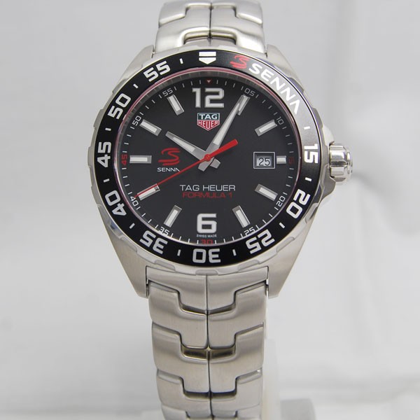 TAG HEUER フォーミュラ1 アイルトン・セナ エディション WAZ1012.BA0883 （BK/SS） メンズウォッチの商品画像