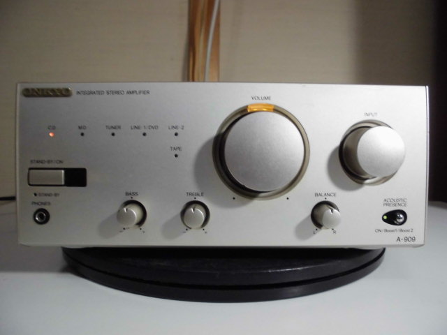 ONKYO A-909 = Onkyo first generation 205 for top amplifier,gili beautiful goods, guarantee = INTEC205 [009]