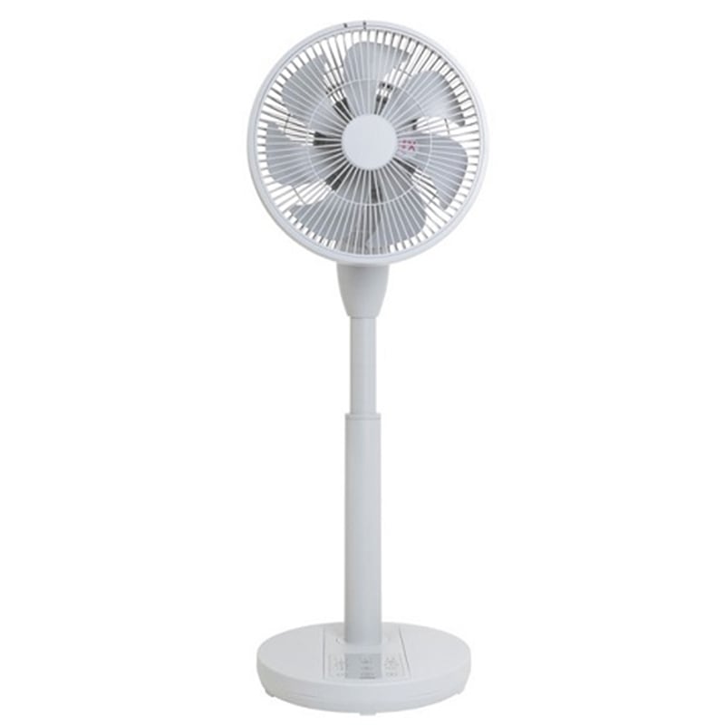 山善 23cm DC ミニリビング扇風機 RLX-MP023-C グレージュ 扇風機本体