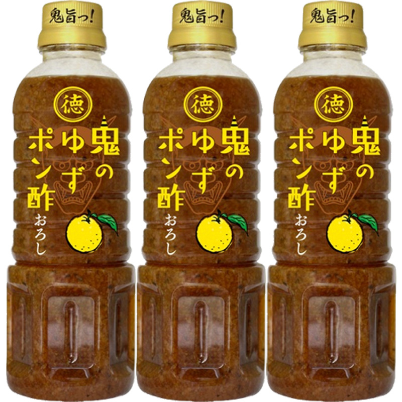 徳島産業 徳島産業 鬼のゆずポン酢おろし 400ml × 12本 ポン酢 - 最