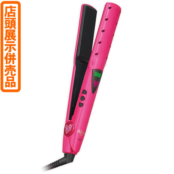ピンク カールヘアアイロン ロングバレル 泉精器 HI-GW63（P） （ピンク） [ストレート＆カールアイロン] ヘア