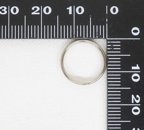 1×12mm 2 -слойный кольцо серебряный 10 штук ввод kume1268