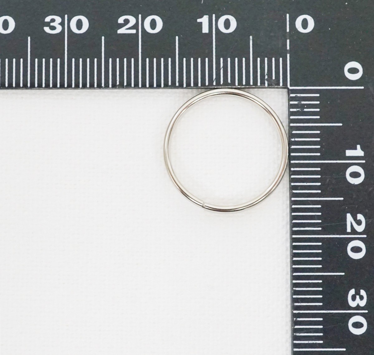 1×15mm 2 -слойный кольцо серебряный 10 штук входит kume198