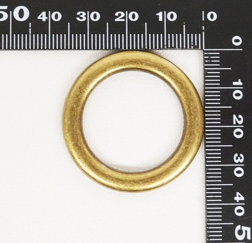 26mm литье flat кольцо латунь античный kume585-BA