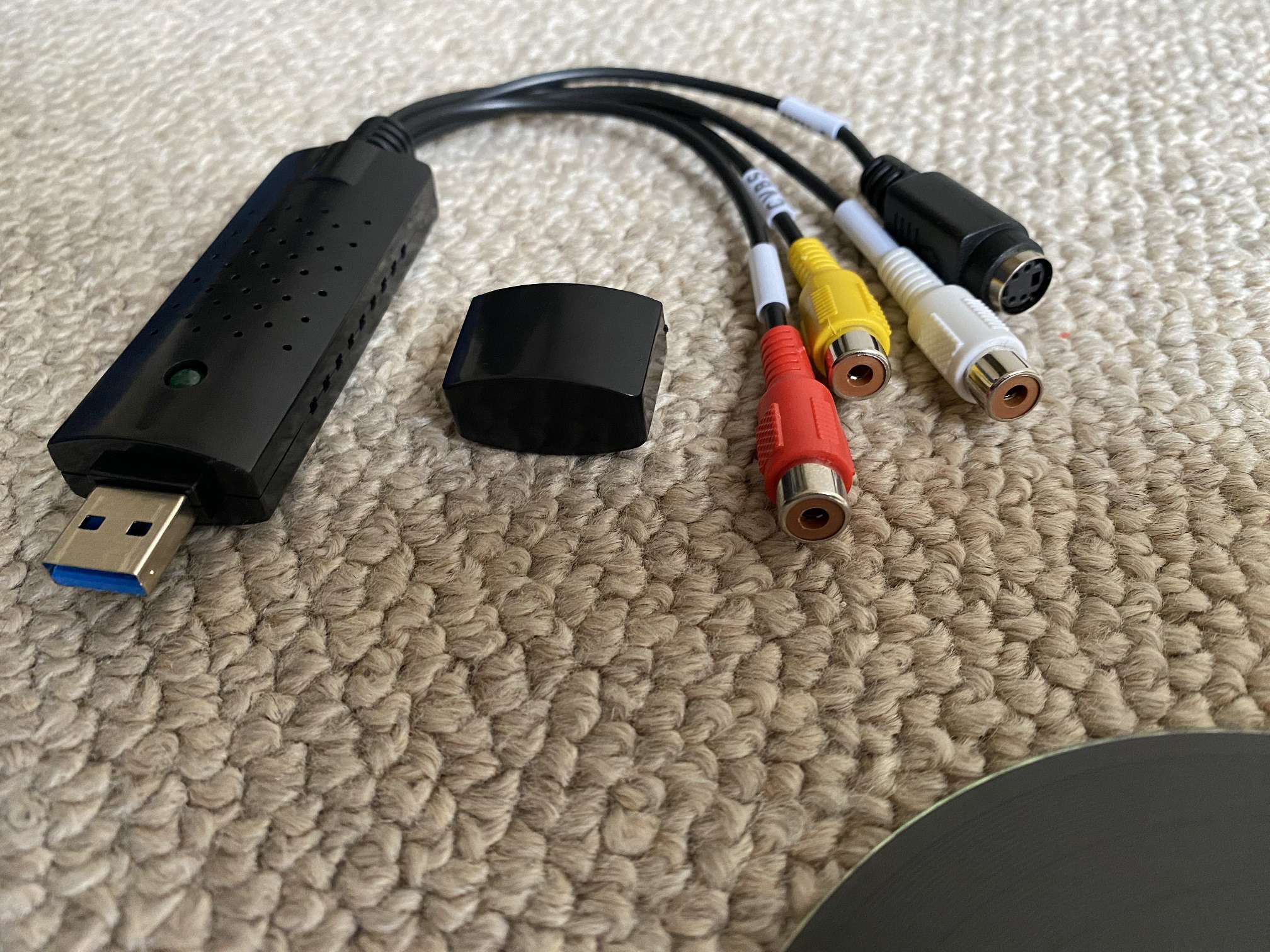 USB оцифровка видеоизображений карта RCA S терминал соответствует VHS BETA Composite аналог мощность . брать включено EasyCAP