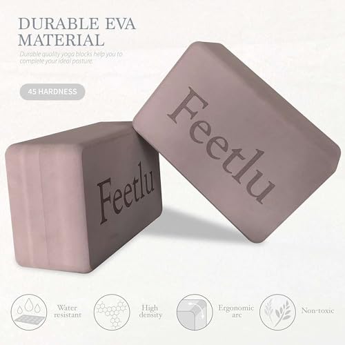 Feetlu йога блок 2 шт. комплект высокая плотность / твердый 2 размер 23x 15 x 10cm350g x2