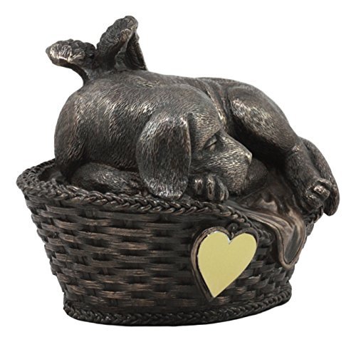 Ebros Heavenly Angel Labrador Dog Sleeping In Wicca - bed basket Cremation parallel import 