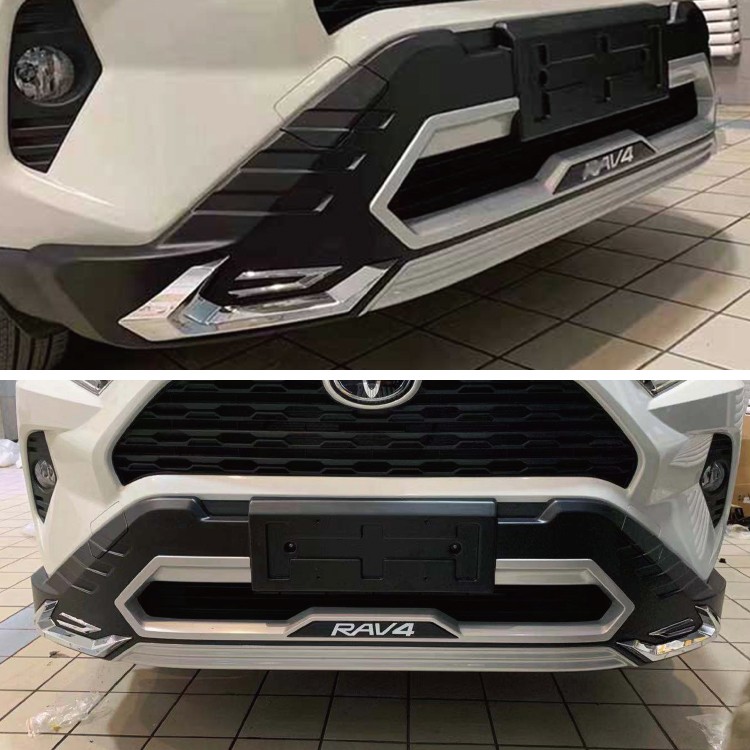 RAVバンパー 新型 RAV4 50系 パーツ カスタム フロントバンパー プロテクター