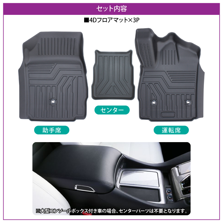 ヴェルファイア アルファード 30系 パーツ カスタム 4D フロア