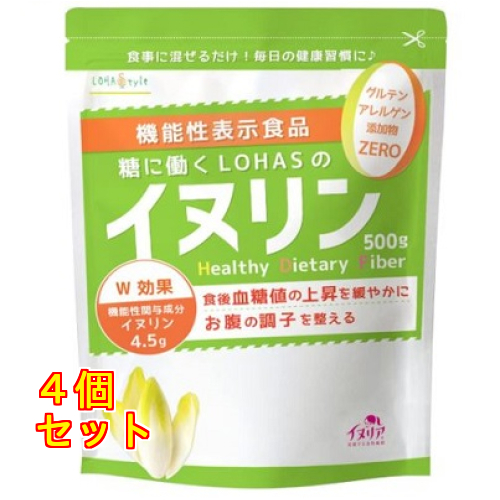糖に働くロハスのイヌリン 500g×4の商品画像
