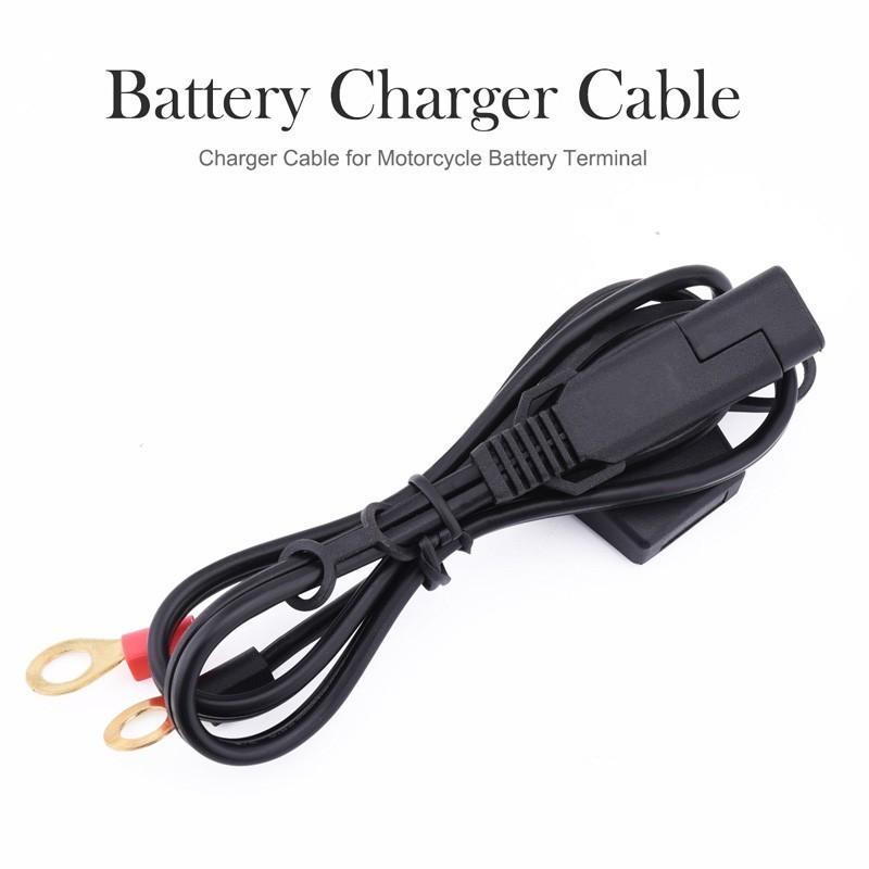  charger cable 12V motorcycle battery output connector terminal SAE Quick tis Connect cable eyelet ring terminal 