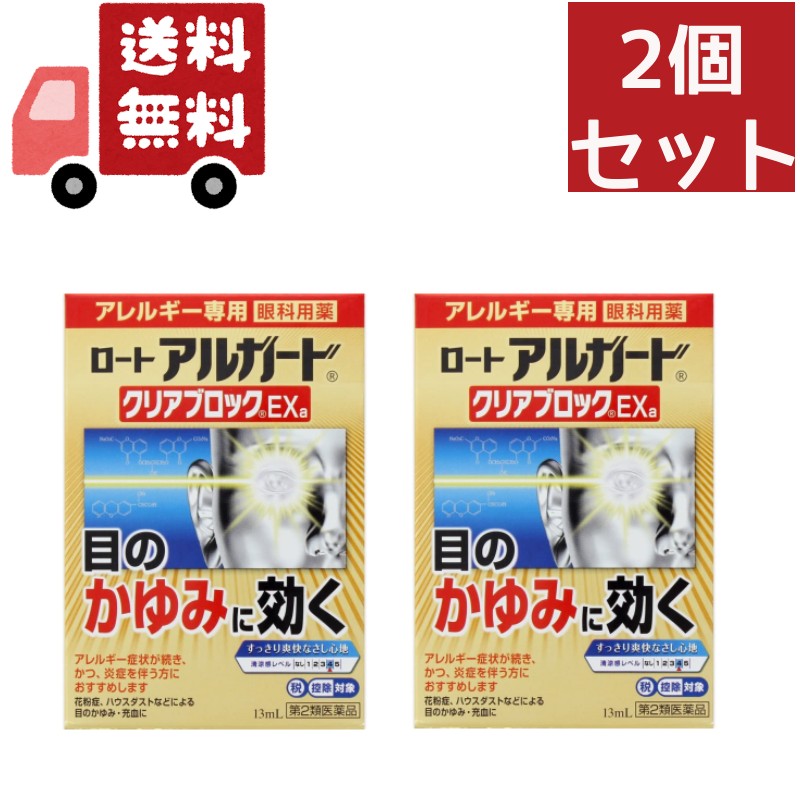 ロート製薬 ロートアルガード クリアブロックExa 13ml×2個の商品画像
