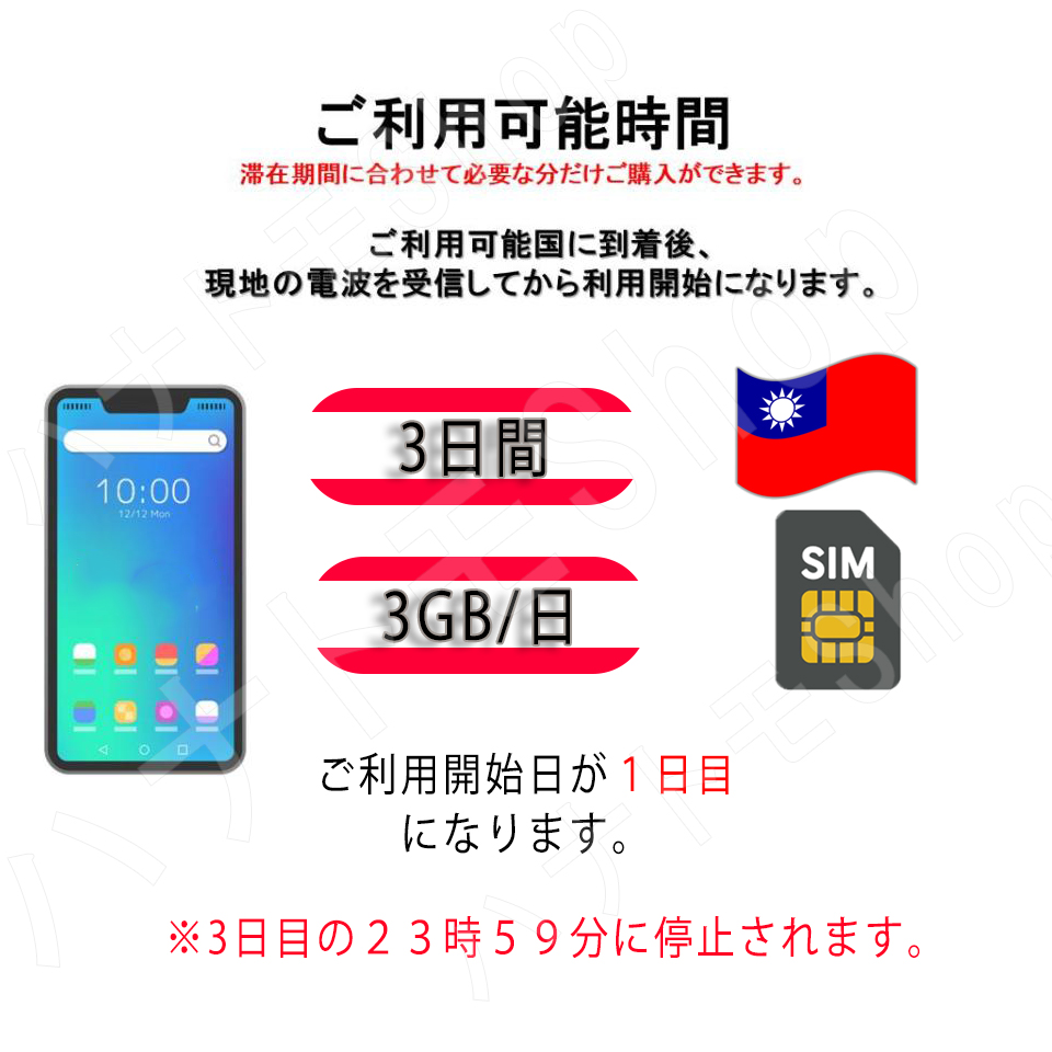  Taiwan data communication SIM card taiwan 1 day 3GB use 3 days plipeidoSIM 4G LTE data exclusive use abroad business trip traveling abroad short period ..