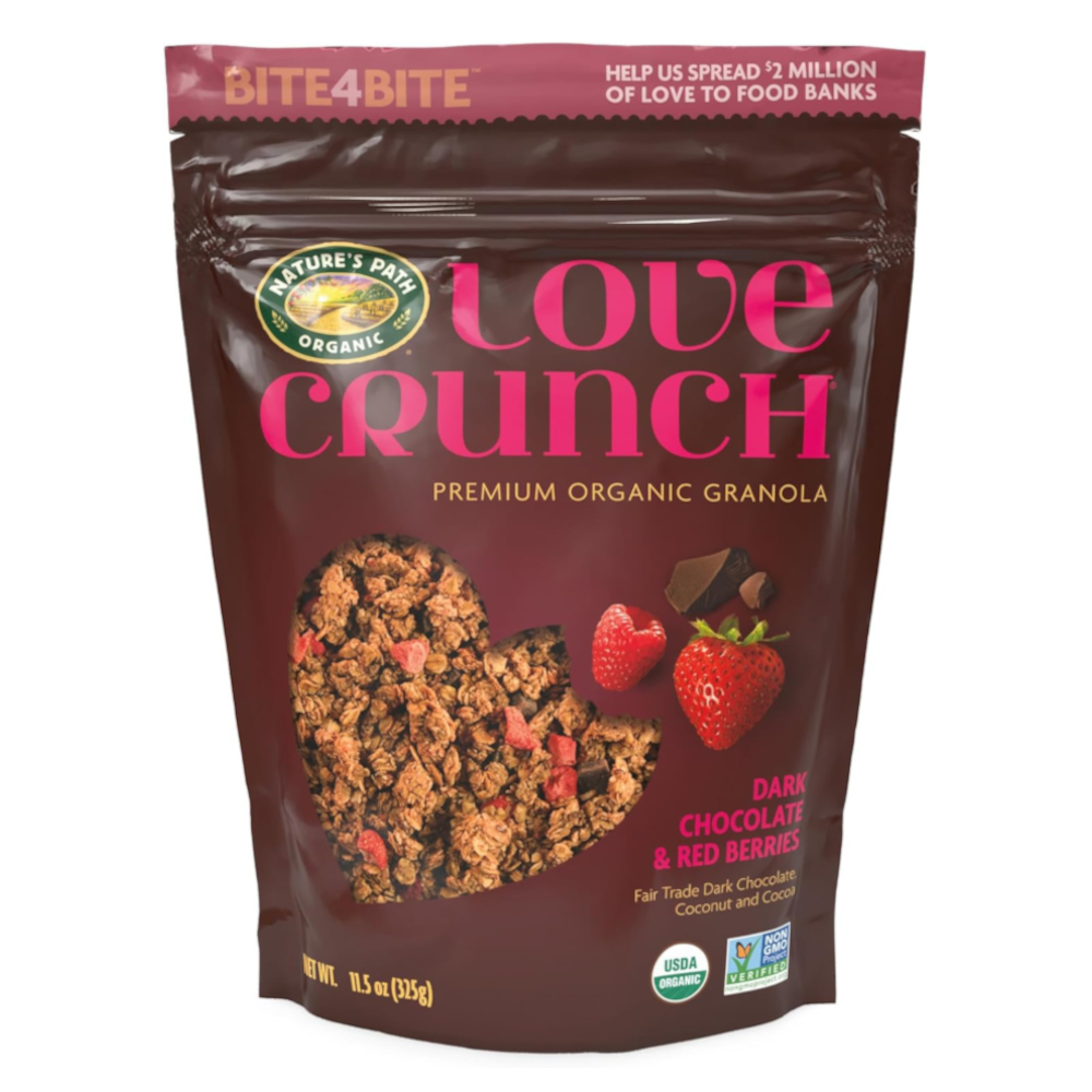 ネイチャーズパース ラブクランチ オーガニックグラノーラ ダークチョコレート＆レッドベリー 325g×1個の商品画像