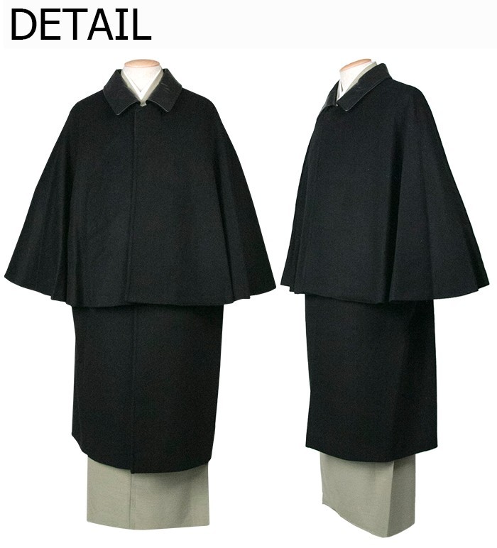 ( ton bi coat cashmere . wool 9045) kimono coat winter in spring skirt men's Japanese clothes coat ton bi in spring s Japanese clothes protection against cold coat M/L