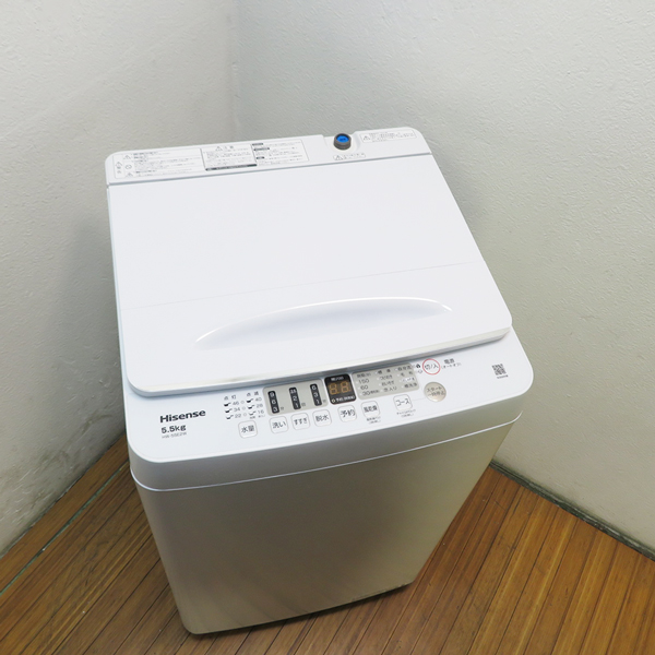 【Hisense】 ハイセンス 縦型洗濯機 HW-55E2W A0920 HW-55E2W | ハイセンスジャパン株式会社