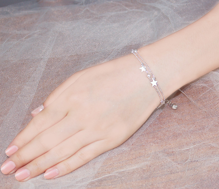 aa0185 送料無料 レディース シンプル 華奢 上品 星 スターモチーフ