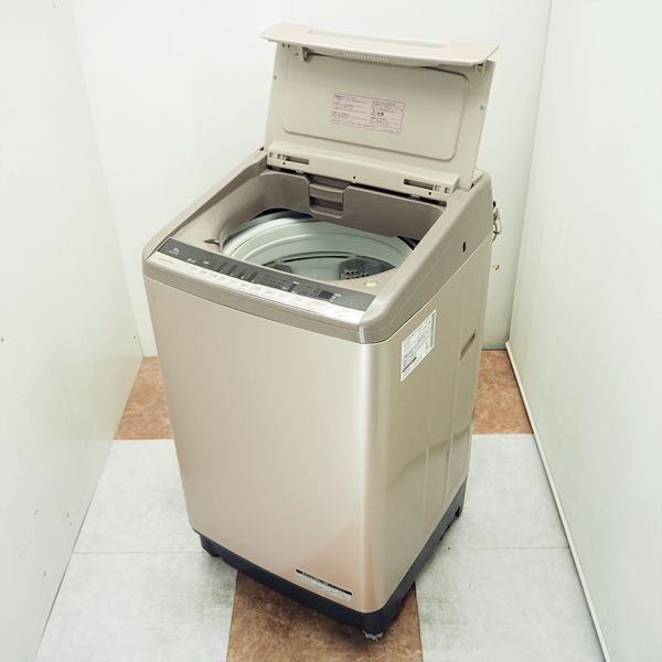 日立 ビートウォッシュ 全自動洗濯機 BW-V100CJ-N （シャンパン