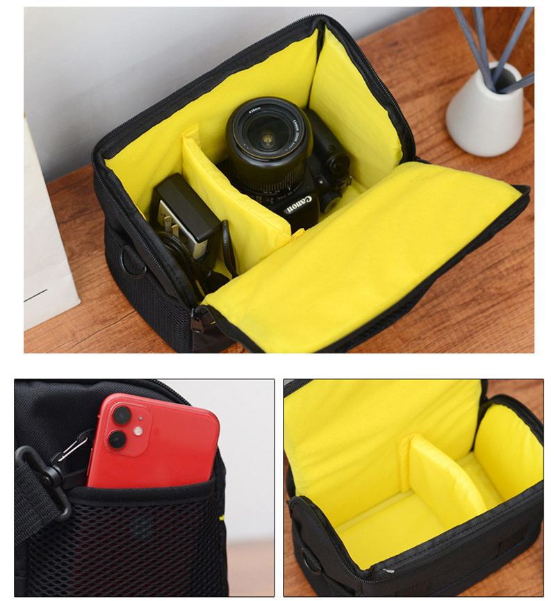  camera bag camera back shoulder single‐lens reflex bag camera case woman high capacity camera bag mirrorless shoulder bag stylish 